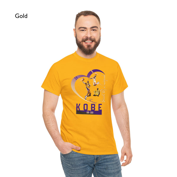 Kobe Fan Shirt "Heart Of A Legend" Mens Womens| nba Kobe bryant Fan T shirts| Graphic Tee