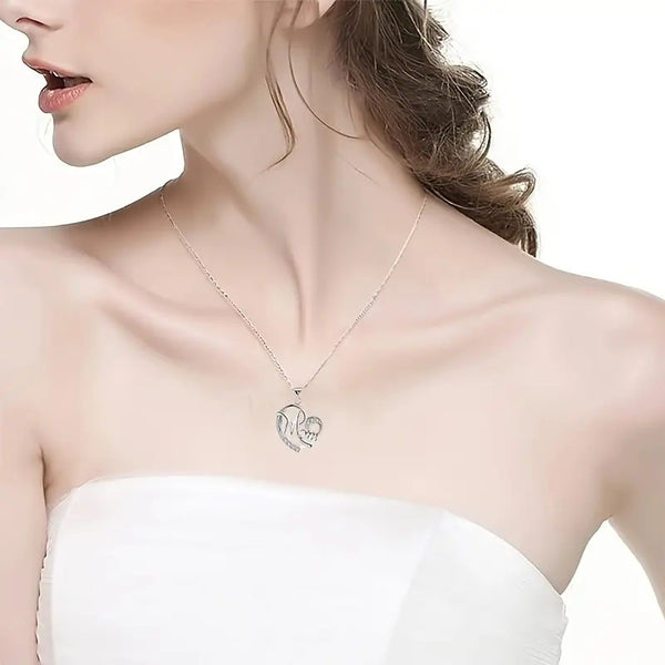 "Mom" Necklace For Moms With Rose Gift Box| Perfect Mother's Day Gift