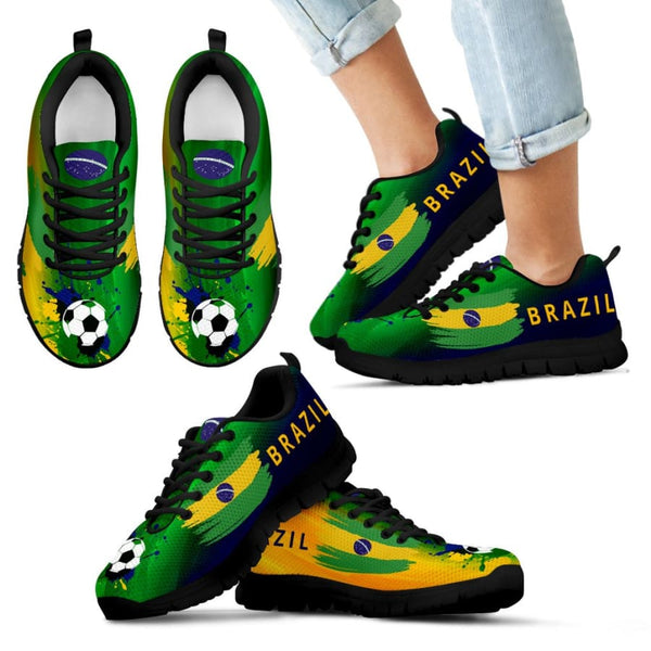 2018 World Cup Brazil Sneakers|Running Shoes For Men Women Kids - Sneakers - Black - 11 CHILD (EU28)