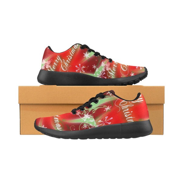 Red Merry Christmas Shoes Women| Christmas Sneakers For Her
