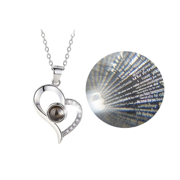 1 Set Heart Necklace Bar With Soap Flower Rose| Couples Gifts| Christmas Gift| Valentine's Day Gift| Home Décor