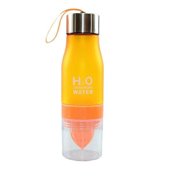 650ml Infuser Water Bottle | Drop - orange