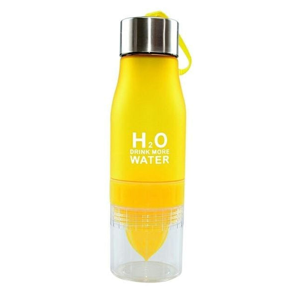 650ml Infuser Water Bottle | Drop - yellow