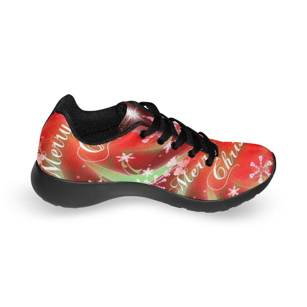 Red Merry Christmas Shoes Women| Christmas Sneakers For Her