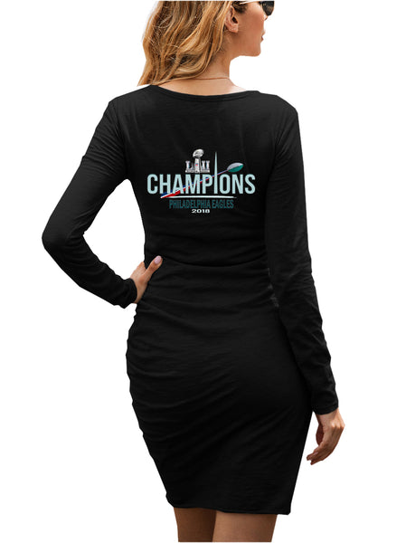 NFL 100 Philadelphia Eagles Dress|NFL Team Eagles Women's Dress Mini Long