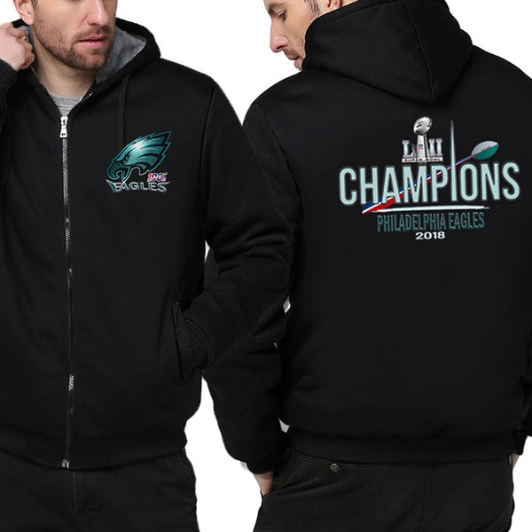 Eagles Super Bowl Varsity Jackets Black