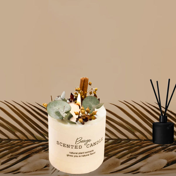 Lemon lavender Candle Full Set with Gift Box| Valentines Candle| Luxury Candle Gift| Home Fragrance|Decor| Aroma Nontoxic Soy Candles