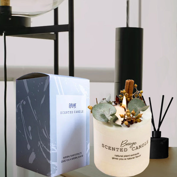 Lemon lavender Candle Scented |Vegan Candle |Christmas Candle |Soybean Aromatherapy Candles |Candle Home Décor |Pillar Candle| Candles Nest New York/Yankee/Etsy for men women