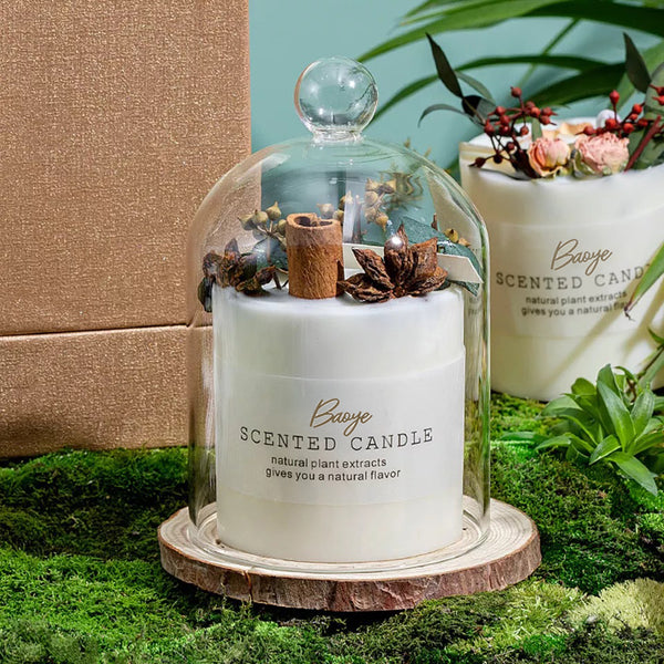 Lemon lavender Candle Full Set with Gift Box| Valentines Candle| Luxury Candle Gift| Home Fragrance|Decor| Aroma Nontoxic Soy Candles