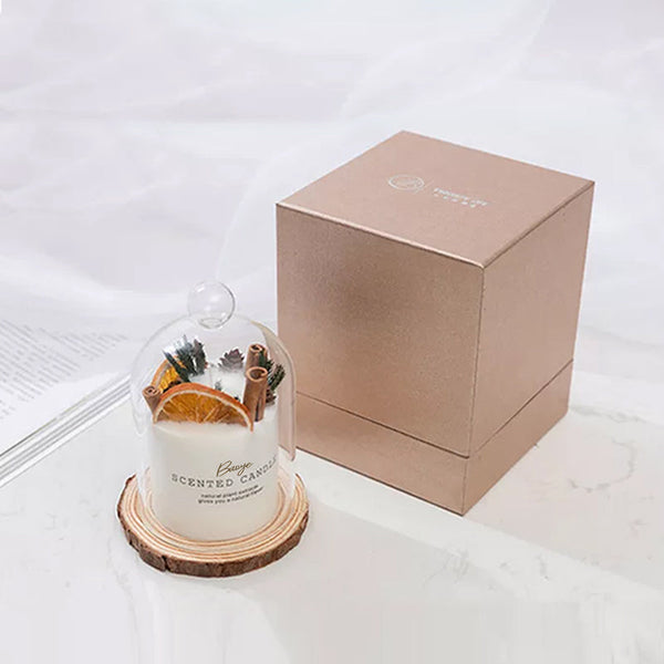 Luxury Grapefruit Cinnamon Scented Candle |Vegan Candle |Christmas Candle |Soy Aromatherapy Candles |Candle Home Décor |Pillar Candle| Non-Toxic Candles not in Yankee/Nordstrom/Nest New York for men women/Full Set Candle gift box