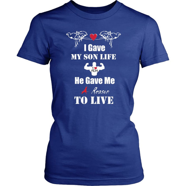 A Reason To Live - Hot Mothers Day Gift Women Shirt (8 colors) - District Womens / Royal Blue / XS
