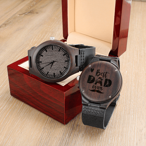 Eagles Watch/Best Eagles Dad Ever wooden Watches engraved/Red sandal wood box eagles watch for men