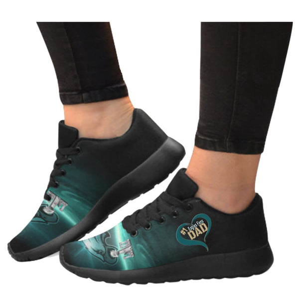 Awesome Love #1 Eagles Fans Dad Sneakers| Eagle Gifts For - Mens Sneakers (Model020) / US5 / Man