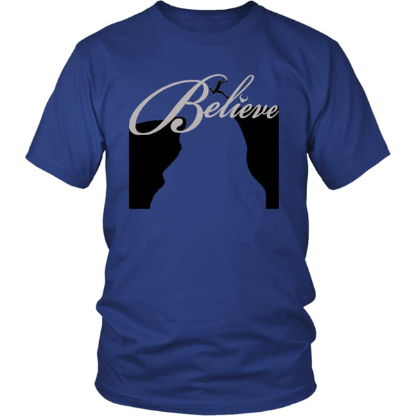 Believe Is A Bridge To Take You There Unisex T-Shirt (12 colors) - District Shirt / Royal Blue / S