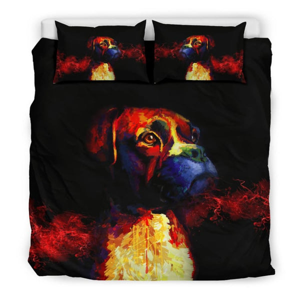 Boxer Lovers Bedding Set - King