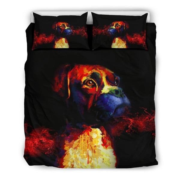 Boxer Lovers Bedding Set - Queen/Full