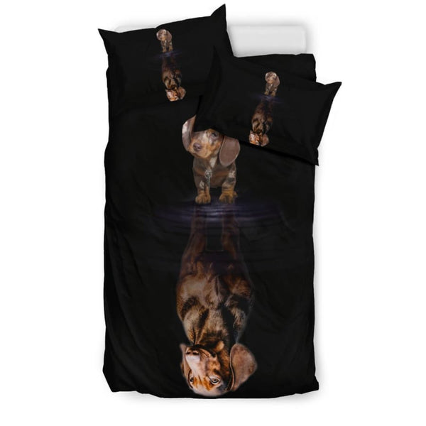 Dachshund Dream Bedding Set| Dog Twin/ Queen/ King Size - Set / Twin