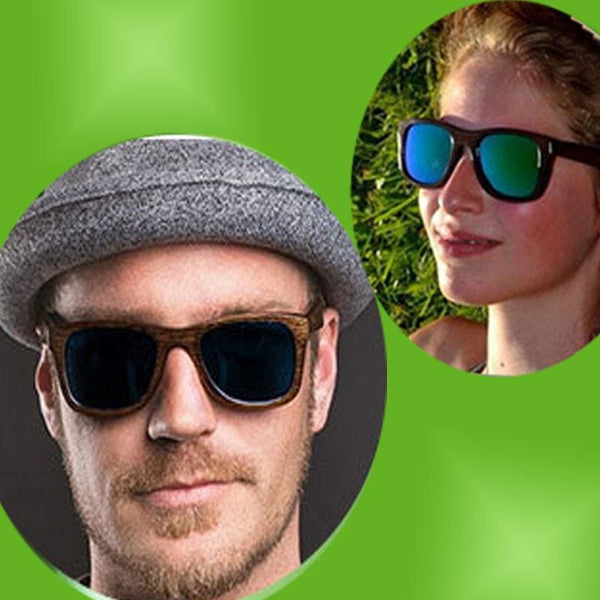 Dark Brown Full Frame Wood Sunglasses Polarized For Men Women(8 colors)