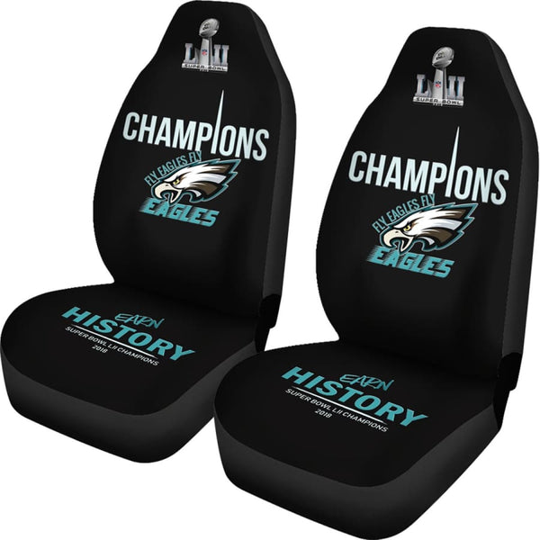 Eagles Car Seat Covers|Philadelphia Eagles Auto Seat Cover Set Midnight Green Black Super Bowl LII Champs Accessory / Universal fit /NFL auto accessories