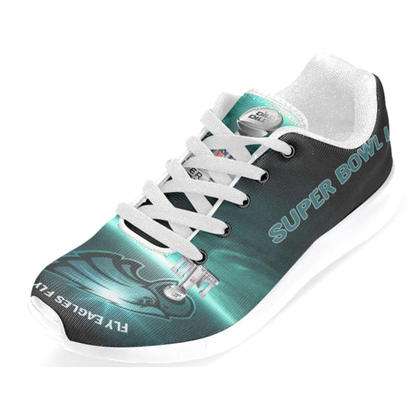 Eagles Sneakers Men Women Kids White Midnight Green| Philadelphia Running Shoes