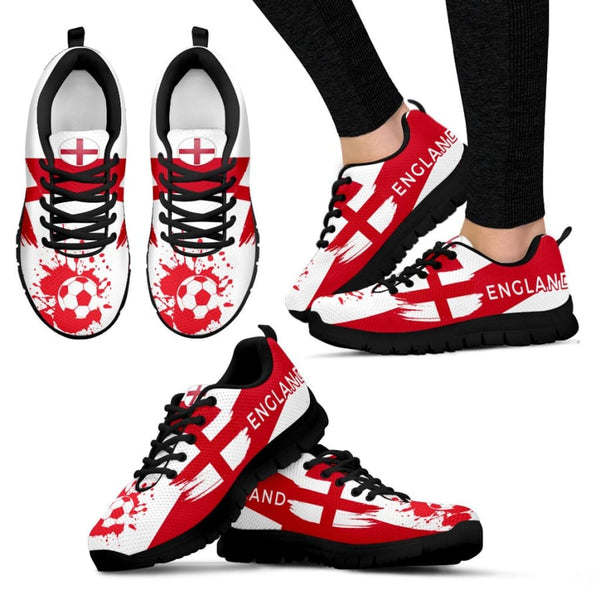 England World Cup Sneakers|Running Shoes Men Women Kids|2018 FIFA - Womens Sneakers - Black - 2018 / US5 (EU35)