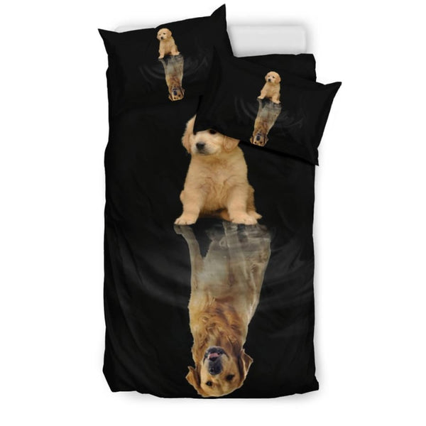 Golden Retriever Dream Bedding Set | Dog Twin/ Queen/ King Size - Twin