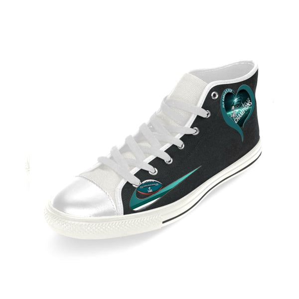 I love Philadelphia Eagles High Top Shoes Men Women kids|Super Bowl Champs