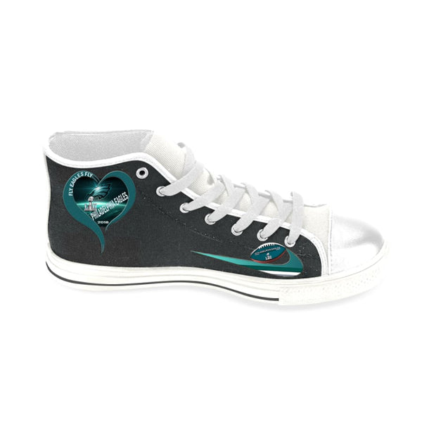 I love Philadelphia Eagles High Top Shoes Men Women kids|Super Bowl Champs