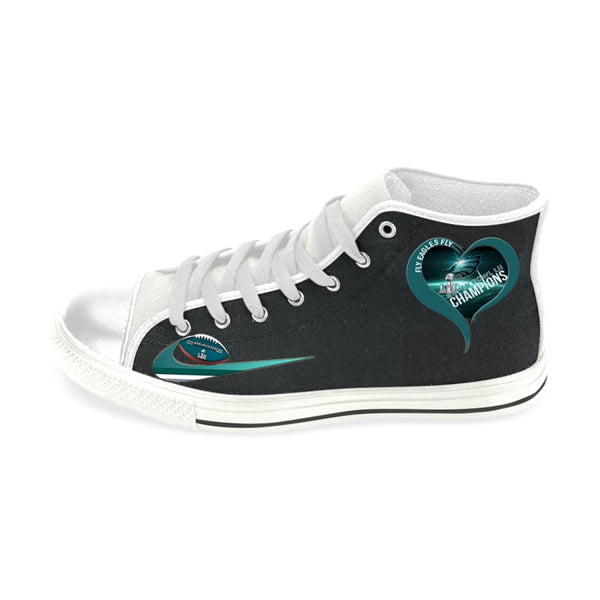 I love Philadelphia Eagles High Top Shoes Men Women kids|Super Bowl Champs