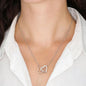 Interlocking Hearts Necklace - To My Daughter| Beloved Gift