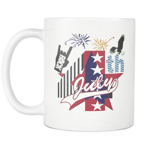 July 4th Rock - Amazing Independent Day Gift Mug (Double Sided)