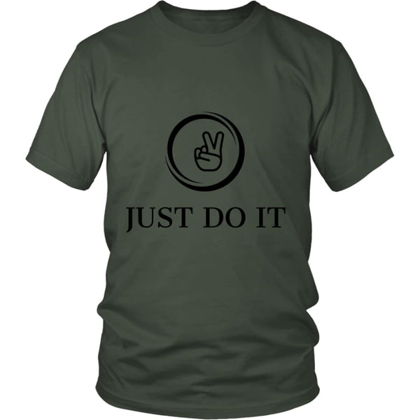 Just Do It District Unisex T-shirt (12 colors) - Shirt / Olive / S