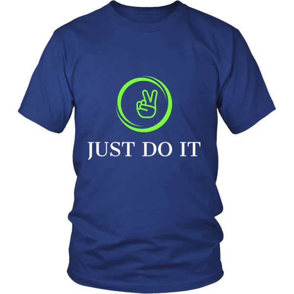 Just Do It Unisex T-shirt (11 colors) - District Shirt / Royal Blue / S