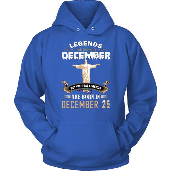 Legend Jesus Born In Christmas Unisex Hoodie (12 colors) - Royal Blue / S