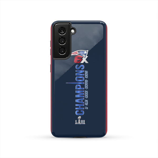 New england patriots Fan 6X champions Tough Phone Case iPhone 13 mini/Pro/Pro Max/12/11/Galaxy All Models