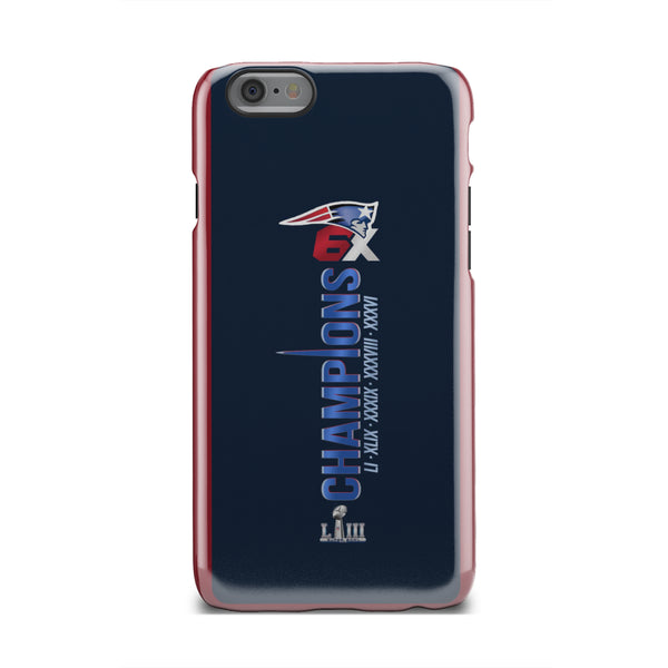 New england patriots Fan 6X champions Tough Phone Case iPhone 13 mini/Pro/Pro Max/12/11/Galaxy All Models