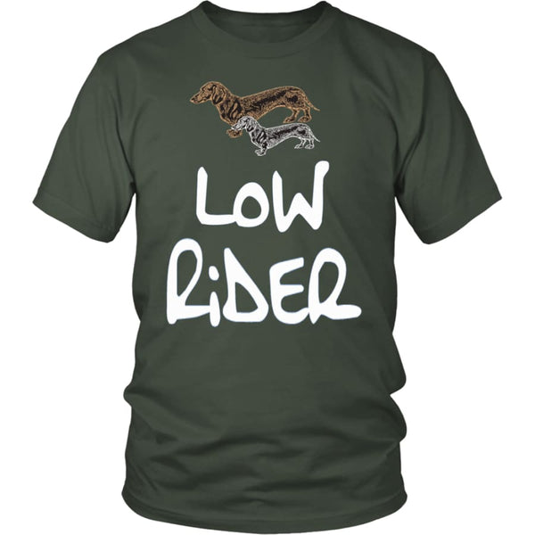 Low Rider Dog Lover Unisex Shirt (12 Colors) - District / Olive / S