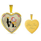 Luxury Love Pittsburgh Steelers Necklace Handcrafted Can Be Engraved Any TEXT (Stainless/Gold) - (Gold) / Yes
