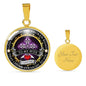 Luxury Necklace To My Wife Handcrafted Can Be Engraved Any TEXT (Stainless/Gold) - (Gold) / Yes