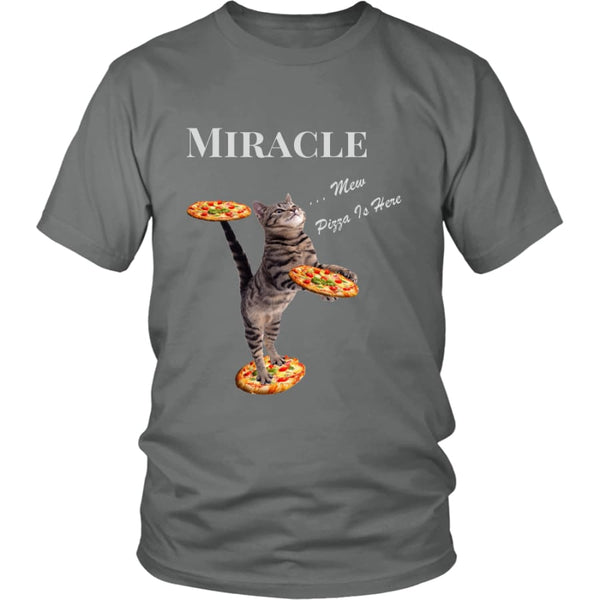 Miracle Cat District Unisex T-Shirt (12 colors) - Shirt / Grey / S