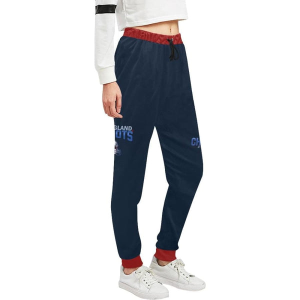 New England Patriots 6x Champs Womens Casual Sweatpants Navy Blue Red Jogger Pants