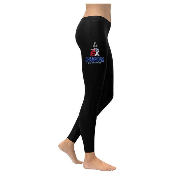 New England Patriots 6X Super Bowl Champs Leggings