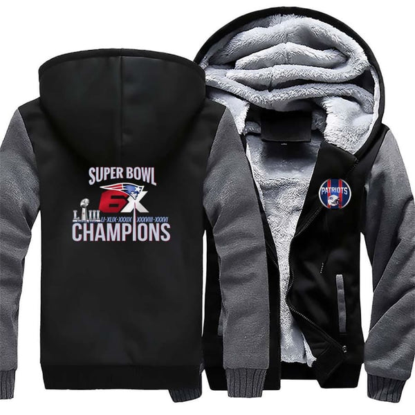 New England Patriots Jacket|6x Super Bowl Varsity Jackets (4 Colors)