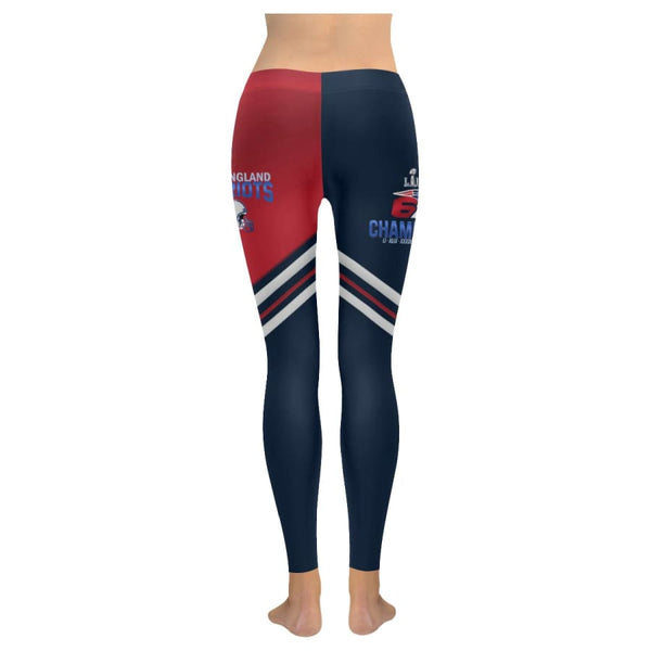 New England Patriots Leggings Colorblock Stripe| 6x Champs Yoga Pants