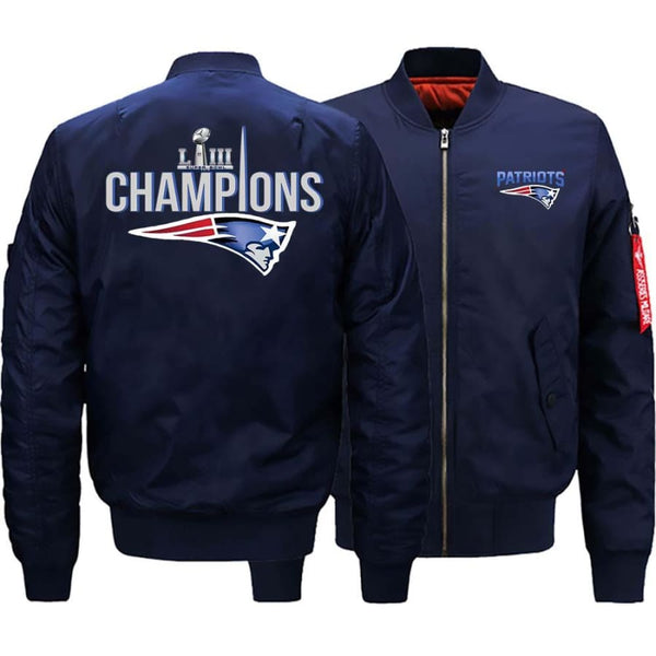 New England Patriots Ma-1 Bomber Jacket| Super Bowl LIII Varsity Jackets (3 Colors)