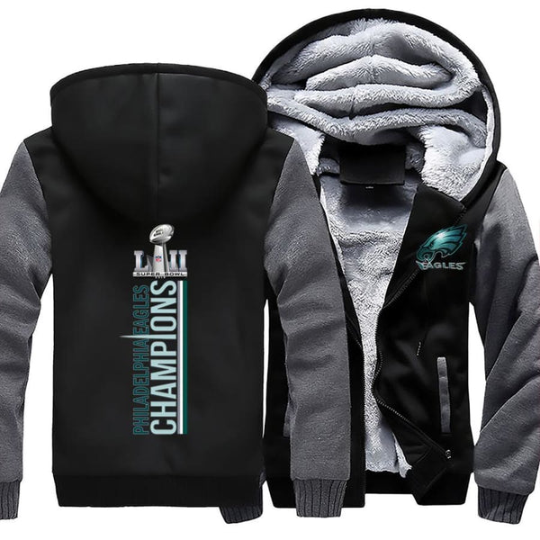Philadelphia Eagles Jacket| Varsity Jackets|Mens Pullover Hoodie (2 Colors)