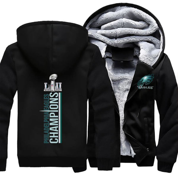 Philadelphia Eagles Jacket| Varsity Jackets|Mens Pullover Hoodie (2 Colors)