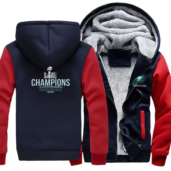 Philadelphia Eagles Jacket|Super Bowl Varsity Jackets| Pullover Hoodie (4 Colors)
