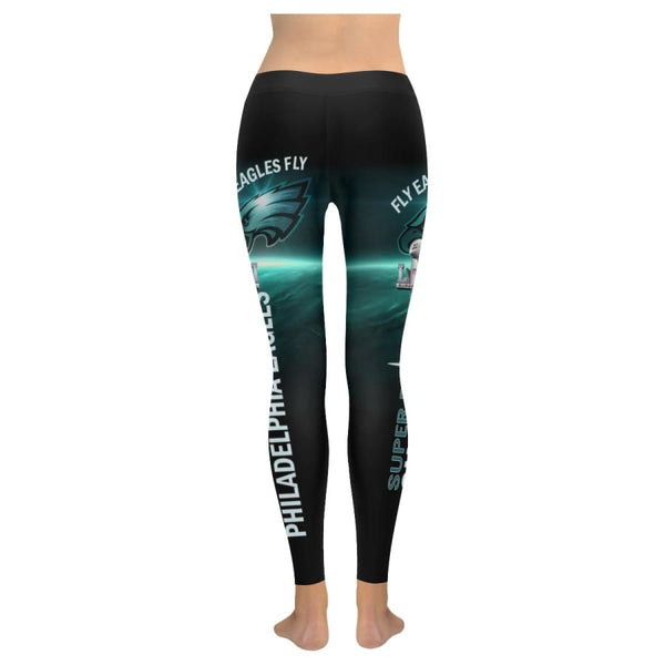 Philadelphia Eagles Leggings | Super Bowl Yoga Pants Midnight Green