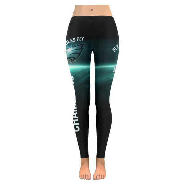 Philadelphia Eagles Leggings | Super Bowl Yoga Pants Midnight Green